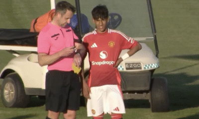 Video: JJ Gabriel scores a superb goal for Manchester United's U18s in a 4-0 victory