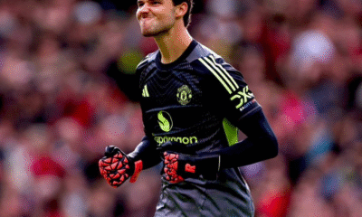 Ruben Amorim reacts to Senne Lammens' Manchester United debut vs Sunderland