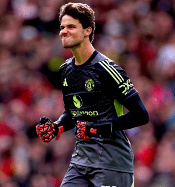 Ruben Amorim reacts to Senne Lammens' Manchester United debut vs Sunderland